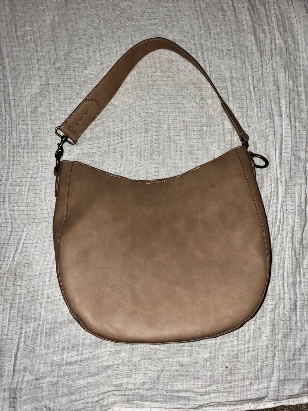 Classic Taupe Shoulder Hobo Bag - universal thread